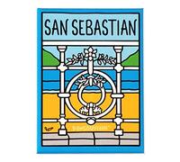 SAN SEBASTIAN FRIDGE MAGNET. SOUVENIR SAN SEBASTIAN (SPAIN)