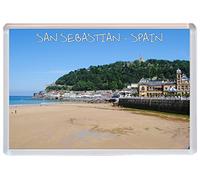 San Sebastian - Spain - 96 x 67mm Jumbo Fridge Magnet ID335
