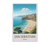 San Sebastian Spain，Jigsaws Puzzles 1000 Pieces Classic Jigsaws Educational Games Toys，Best Gift for Adults and Kids38x52cm-Z85