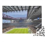 San Siro, Italy 1000 Pieces Jigsaw Puzzles for Adults Football Pitches Jigsaws Challenging Game Family Challenging Educational Games Home Decoration for Adults Gifts Ideas 1000pcs (75x50cm)