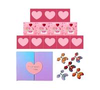 San Supplies Folding Box for San - Red Envelope for Birthday Proposal Confession, Graduation, Partners, Boyfriend, Girlfriend, Wife, Husband