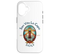 San Vito Lo Capo Lighthouse Sicily Italy Case for iPhone 16