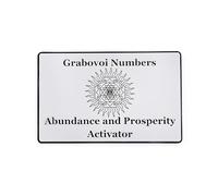 SANA Numerana Grabovoi Abundance Activator Card, Sacred Geometry and Grabovoi Numbers for Prosperity and Wealth Alignment