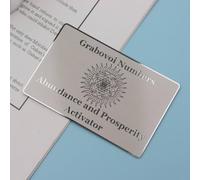 SANA Grabovoi Abundance Activator Card with Grabovoi Numbers and Sacred Geometry Principles