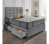 SANA SLEEP Soufflé Breeze Medium-Firm Gel Memory Foam Posturepedic Pocket Sprung Mattress - Cool, Breathable, Spine Support, Motion Isolated - Sizes 3ft Single to 6ft Super King (5FT King Size)
