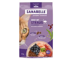 Sanabelle Adult with Ostrich & Blueberries - 8kg