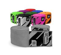 Sanabul Elastic Professional 450 cm Hand Guards for Boxing Muay Thai Kickboxing MMA (Silver, 450cm)