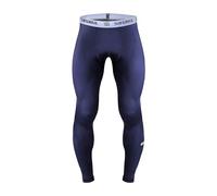 Sanabul Essential Compression Tights Men No Gi Jiu Jitsu Spats, Navy Blue, X-Large
