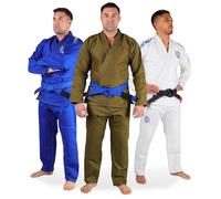 Sanabul Essentials V.2 Ultra Light Preshrunk BJJ Jiu Jitsu Gi (See Special Sizing Guide) (Green, A0)