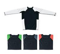 Sanabul Kids Essential Long Sleeve Rashguard Youth BJJ Childrens Martial Arts, White, XXL