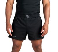 Sanabul Model Zero MMA Shorts | Men BJJ Shorts | Boxing Fight Grappling Shorts | Jiu Jitsu, No Gi, Kick Boxing Shorts for Men, Black/Charcoal, Large - 5" Inseam