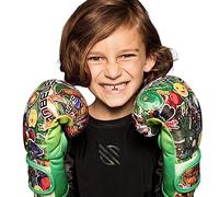 Sanabul Sticker Bomb Kids Boxing Kickboxing Training Gloves (8 OZ, Dino Jungle)