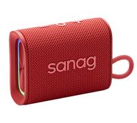 Sanag M13SIIProMax Fabric Strong Bass RGB IPX7 Waterproof Portable Bluetooth Wireless Speaker Weaving Fabric HIFI Outdoor Speaker S-M13SIIProMax-PT-Speaker-Red