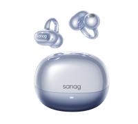 Sanag S8S Ultra Ear Clip Bluetooth Headphones Bone Conduction Concept Open-Back Hanging Ear AI Sports Headphones