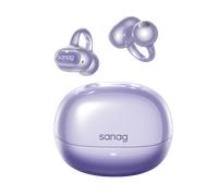 Sanag S8S Ultra Ear Clip Bluetooth Headphones Bone Conduction Concept Open-Back Hanging Ear AI Sports Headphones