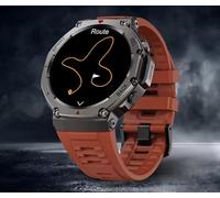 SANAI Raptor Professional GPS Smart Watch, 10ATM Waterproof, 170+ Sports Modes, 466x466 Retina Display, Dual-Band Satellite, Metal Body, fitness tracker (Orange)