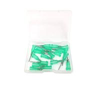 SANANTS 18 Gauge 0.5 Inch Blunt Tip Dispensing Needle with Luer Lock,Precision Applicator,Green 20 PCS