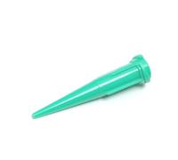 SANANTS 18 Gauge 1.24 Inch Blunt Plastic Tapered Tip Dispensing Fill Needle,Rigid,Precision Filling,Green 20 PCS