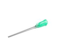 SANANTS 18 Gauge 1.5 Inch Industrial Blunt Tip Dispensing Needle with Luer Lock, Precision Applicator,Green 50 PCS