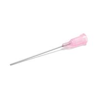 SANANTS 20 Gauge 1.5 Inch Industrial Blunt Tip Dispensing Needle with Luer Lock, Precision Applicator,Pink 20 PCS