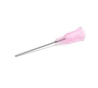 SANANTS 20 Gauge 1 Inch Industrial Blunt Tip Dispensing Needle with Luer Lock,Precision Applicator,Pink 20 PCS