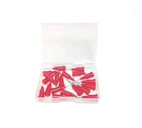 SANANTS 25 Gauge 0.5 Inch Blunt Tip Dispensing Needle with Luer Lock,Precision Applicator,Red 20 PCS