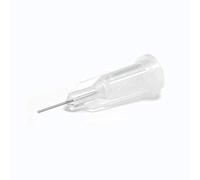 SANANTS 27G 0.25 Inch Industrial Microtrace Blunt Tip Dispensing Needle with Luer Lock,Precision acidified stainless steel,Match Low Viscosity Liquids,Clear 20 PCS