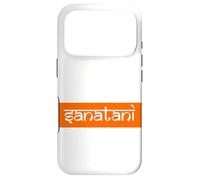 Sanatani Minimal Sanatan Dharma Devanagari Sanksrit Typeface Case for iPhone 17 Pro