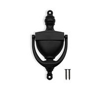 SANATO Black Door Knocker Hardware Door Knockers for Front Door, 6.2 inch Height (6.2" Height, Nickel)