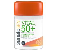 Sanatogen Vital 50+ Multivitamins + Gingko Biloba & Ginseng 30 Tablets