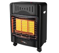 SANAU VULCAN 18,000 BTU High Performance Propane Heater for Garages, Workshops and Workplaces, Radiant Quiet with Safety Lock, Gas Regulator and Hose, Heats