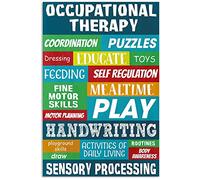 SaNavie Occupational Therapy Metal Signs Therapist Offices Collectible Plaque Posters Durable Home Room Clinic Club Wall Decor 8x12 Inch Vintage Metal Tin Sign