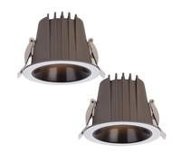 SANBDDLYY 3.1-Inch IP67 Waterproof Recessed Light, 5W/7W/10W, Aluminum Ceiling Spotlight for Shower, Bathroom, Parlor, Bedroom, Kitchen, Balcony(5W,Neutral Light)