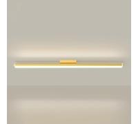SANBDDLYY 3-Color Dimmable LED Ceiling Light - Ultra-Thin Acrylic Linear Lamp for Entryway, Bedroom, Living Room, Porch(Light Color,90cm)