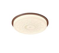 SANBDDLYY Japanese Vintage Flush Mount Ceiling Light, Rustic LED Fixture for Kitchen Bedroom Farmhouse