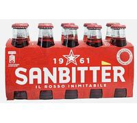 SanBitter Red Non-Alcoholic Aperitif, 10 x 100ml Bottles