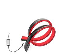 SANCAK 3RD Third Rear Light Brake Light Car High Position Brake Lights Rear Tail Warning Signal Lamps LED Carbon Fiber Spoiler Flow Lamp For Venucia D60 EV D50