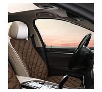 SANCAK Car Seat Cover Front Rear Cushion Protector Pad Black/Red/Beige/Grey/Coffee/Brown For Kadjar F3 X45 Seat Protection(Coffee Front 1 piece)