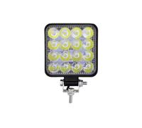 SANCAK Fog Light Car Front Fog Light 12V 24V Truck SUV 4X4 4WD Engineering Headlights Off-road Round Headlamp 48W 16SMD 42W 14LED Work LED(1pcs square)