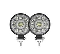 SANCAK Fog Light Car LED Work Light 63W 3 Inch Round 21LED Floodlight Auxiliary Off-road Vehicle Modification Headlights 12V 24V(2pcs)