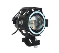 SANCAK Motorcycle Headlight Motorcycle Super Bright LED Strong Light 12V-85V External Explosive Flash Headlight U7 Cannon Spot(1 Pieces U7-Blue)