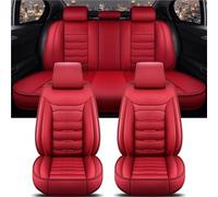 SANCAK Universal Car Seat Cover For GLA For CLA For CLS For GLC For GLE For GLK For GLS For CLK For SLC SL ML GL Auto Accessories Seat Protection(A Red 5 Seat)