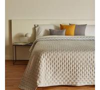 Sancarlos Bouti Popes Quilt, Grey, 100% Polyester, 90 cm Bedspread.