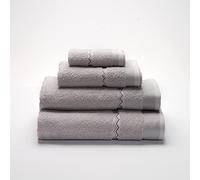 Sancarlos Piramide Bath Towel, 100% Cotton, Grey, Size 100 x 150 cm