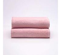 Sancarlos - Set of 2 Ocean Shower Towels, Pink, 100% Cotton, 550 g/m2