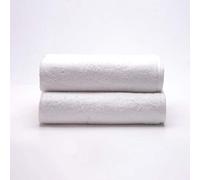 Sancarlos - Set of 2 Ocean Wash Basin Towels, White, 100% Cotton, 550 g/m2