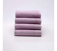 Sancarlos - Set of 4 Ocean Wash Basin Towels, Mauve, 100% Cotton, 550 g/m2