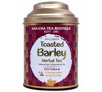Sancha Tea Boutique Caffeine Free Barley Tea, 25 Pyramid Tea Bags, Roasted Aroma, Natural Anti-Inflammatory Tea, Detox Tea