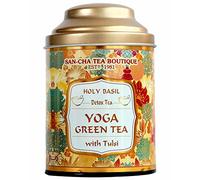 Sancha Tea Boutique, Tulsi Green Tea, Yoga Tea, Immunity Boosting (100 x 3 Cups), 100% Rainforest Alliance Certified, Green Tea Immunity, Tulsi Tea Detox