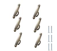 SANCHAKOU Furniture Drawer Handles Pack Thickened Cabinet Handles Retro Drawer Handles Single Hole Handles Furniture Hardware Accessories Single Hole Qinggu